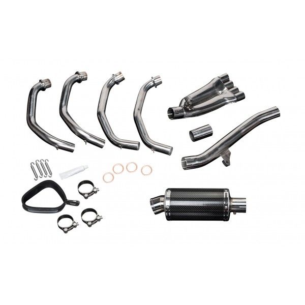 Delkevic volledig systeem Oval Carbon 225mm - CBR600F/SPORT (2001-2007)