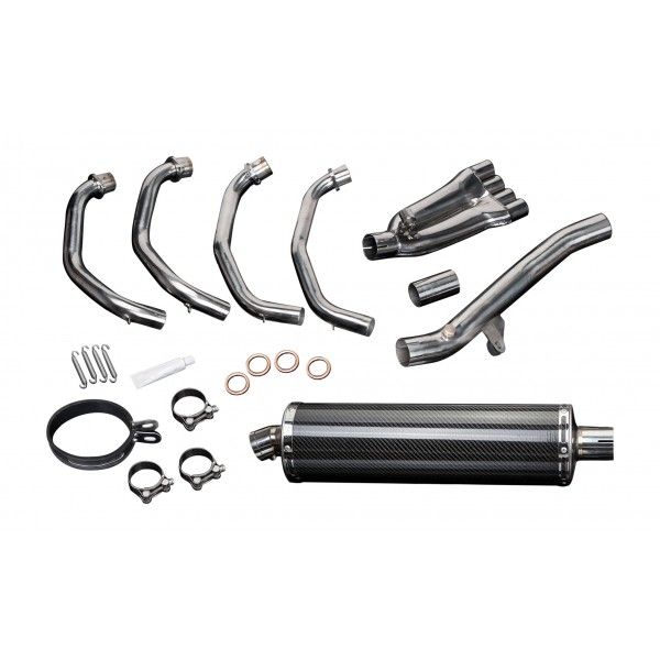 Delkevic volledig systeem Oval Carbon 450mm - CBR600F/SPORT (2001-2007)