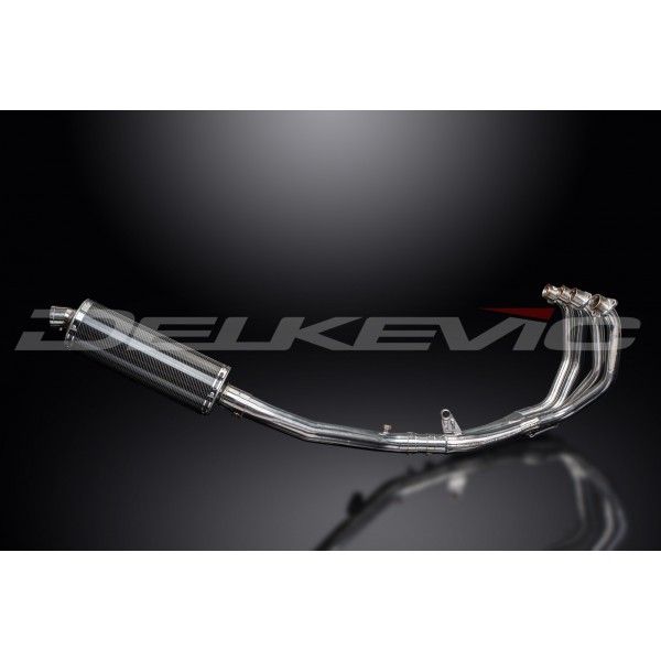 Delkevic volledig systeem Oval Carbon 350mm - CBR600F/SPORT (2001-2007)