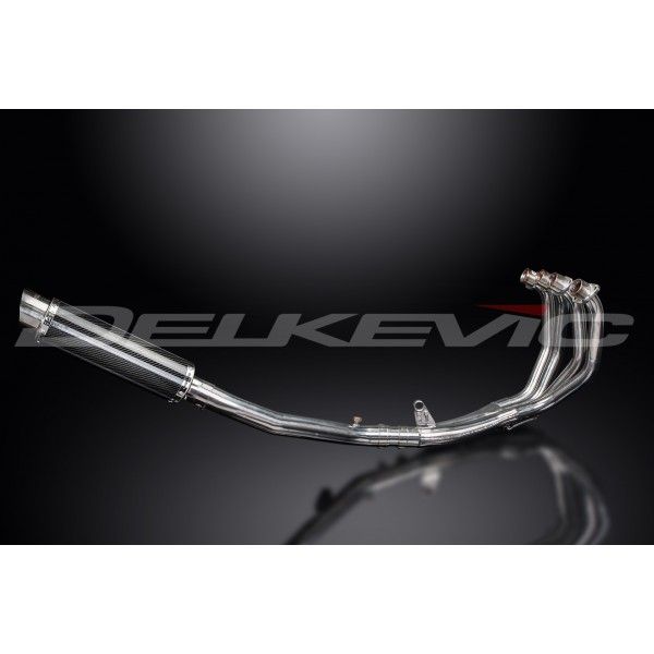 Delkevic volledig systeem Round Carbon 350mm - CBR600F/SPORT (2001-2007)