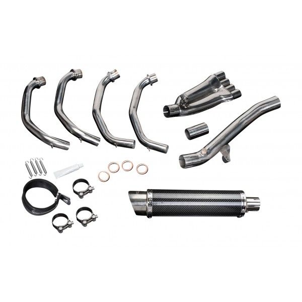 Delkevic volledig systeem Round Carbon 350mm - CBR600F/SPORT (2001-2007)