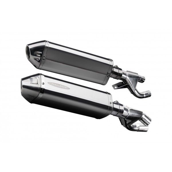 Delkevic slip-on kit Tri-Oval RVS 320mm - VMX1200 V-MAX (1984-2007)