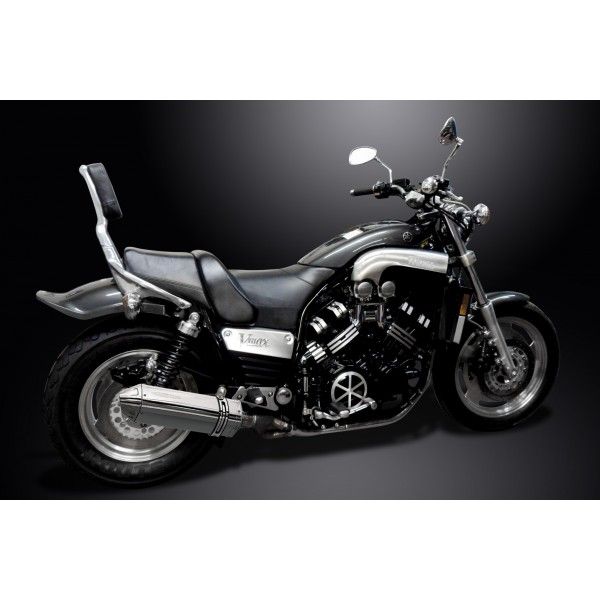 Delkevic slip-on kit Tri-Oval RVS 320mm - VMX1200 V-MAX (1984-2007)