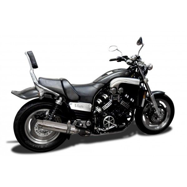 Delkevic slip-on kit Round RVS 350mm - VMX1200 V-MAX (1984-2007)