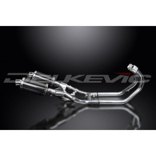 Delkevic volledig systeem Oval Carbon 225mm - VMX1200 V-MAX (1984-2007)