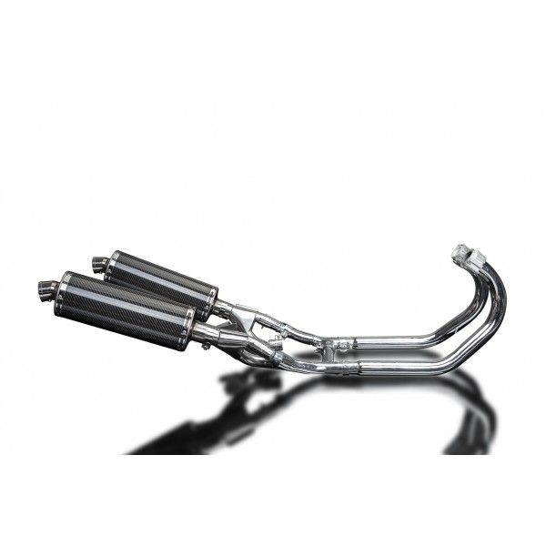 Delkevic volledig systeem Oval Carbon 350mm - VMX1200 V-MAX (1984-2007)