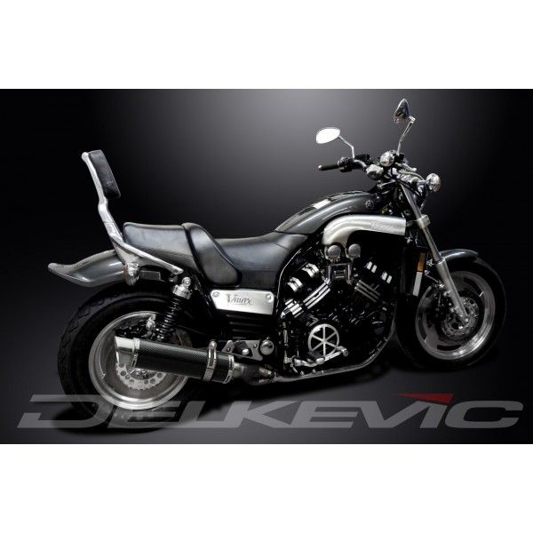 Delkevic volledig systeem Round Carbon 350mm - VMX1200 V-MAX (1984-2007)