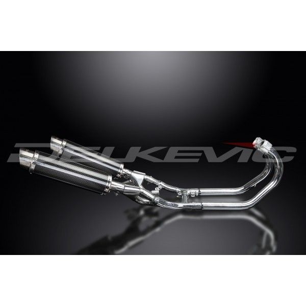 Delkevic volledig systeem Round Carbon 350mm - VMX1200 V-MAX (1984-2007)