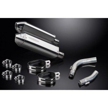 Delkevic slip-on kit Tri-Oval RVS 320mm - YZF-R1 (2009-2014)