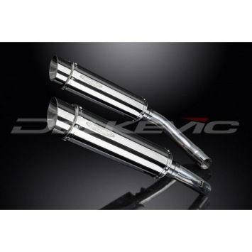 Delkevic slip-on kit Round RVS 350mm - YZF-R1 (2009-2014)