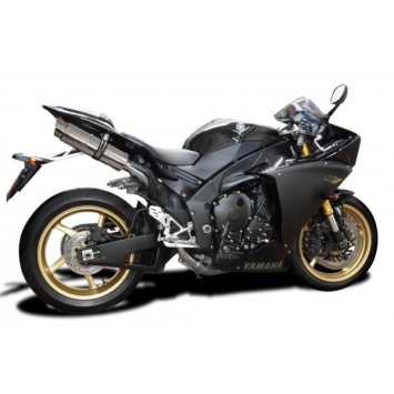 Delkevic slip-on kit Round RVS 350mm - YZF-R1 (2009-2014)