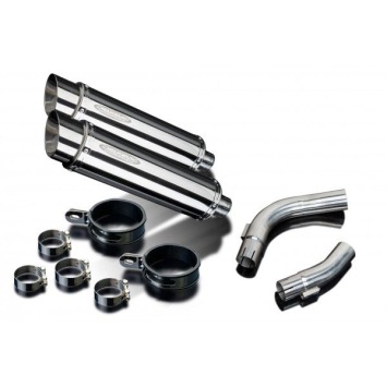 Delkevic slip-on kit Round RVS 350mm - YZF-R1 (2009-2014)