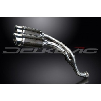 Delkevic slip-on kit Round Carbon 200mm - YZF-R1 (2009-2014)