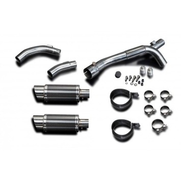Delkevic slip-on kit Round Carbon 200mm - YZF-R1 (2009-2014)