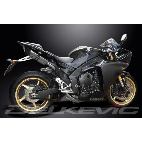 Delkevic slip-on kit Round RVS 200mm - YZF-R1 (2009-2014)