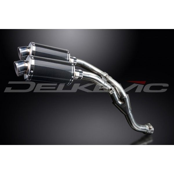 Delkevic slip-on kit Oval Carbon 225mm - YZF-R1 (2009-2014)