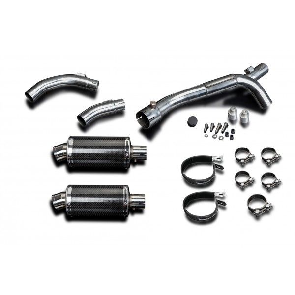 Delkevic slip-on kit Oval Carbon 225mm - YZF-R1 (2009-2014)