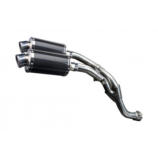 Delkevic slip-on kit Oval Carbon 225mm - YZF-R1 (2009-2014)