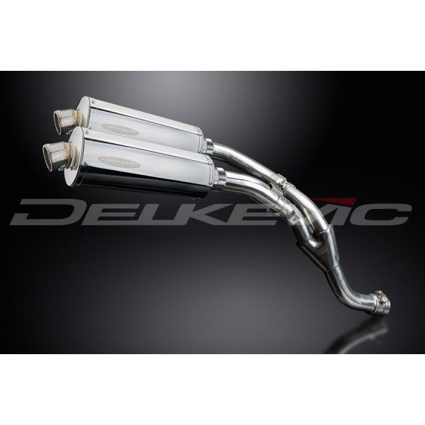 Delkevic slip-on kit Oval RVS 350mm - YZF-R1 (2009-2014)