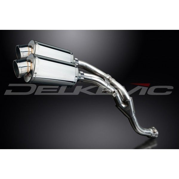 Delkevic slip-on kit Oval RVS 225mm - YZF-R1 (2009-2014)