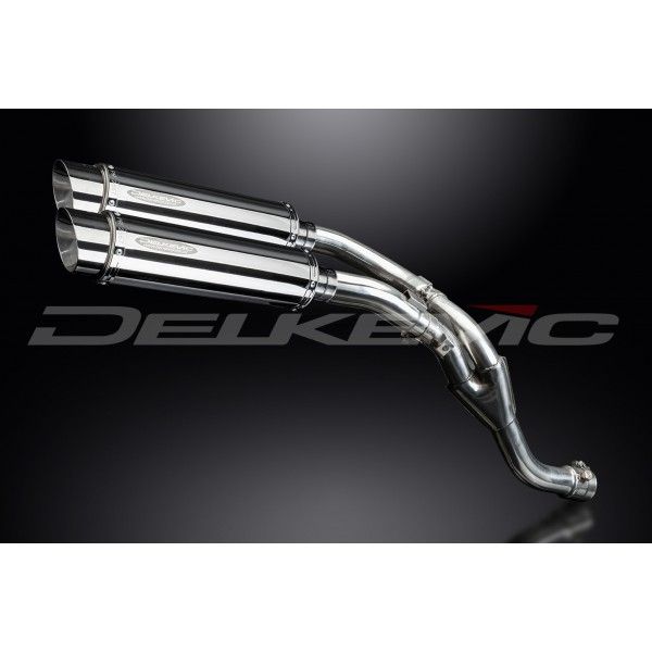 Delkevic slip-on kit Round RVS 350mm - YZF-R1 (2009-2014)