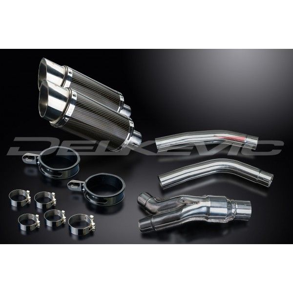Delkevic slip-on kit Round Carbon 200mm - YZF-R1 2004MY (2004-2006)