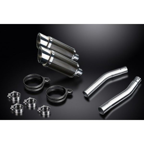 Delkevic slip-on kit Round Carbon 200mm - YZF-R1 4C8 (2007-2008)