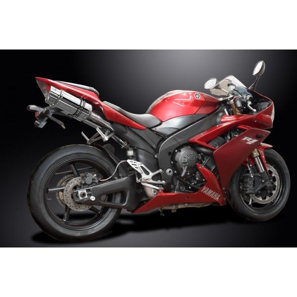 Delkevic slip-on kit Round RVS 200mm - YZF-R1 4C8 (2007-2008)