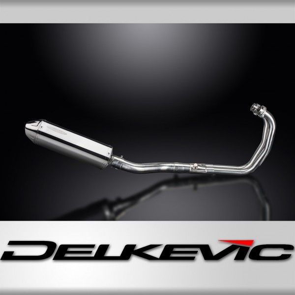 Delkevic volledig systeem Tri-Oval RVS 320mm - YZF-R3 (2015-2020) MT03 (2017-2020)