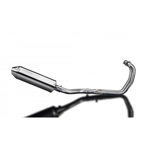 Delkevic volledig systeem Tri-Oval RVS 320mm - YZF-R3 (2015-2020) MT03 (2017-2020)