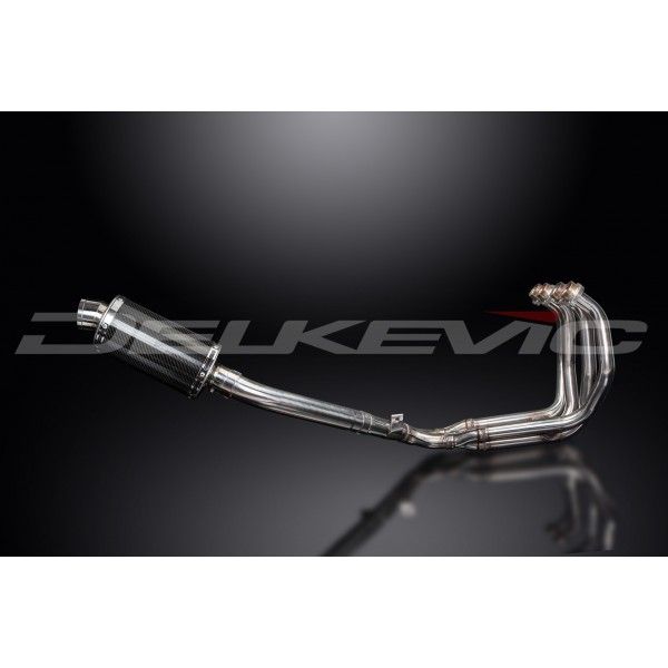 Delkevic volledig systeem Oval Carbon 225mm - YZF600R THUNDERCAT(1996-2007)