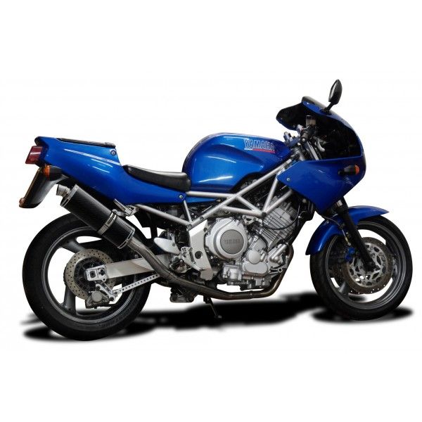 Delkevic slip-on kit Oval Carbon 350mm - TRX850 (1995-1999)