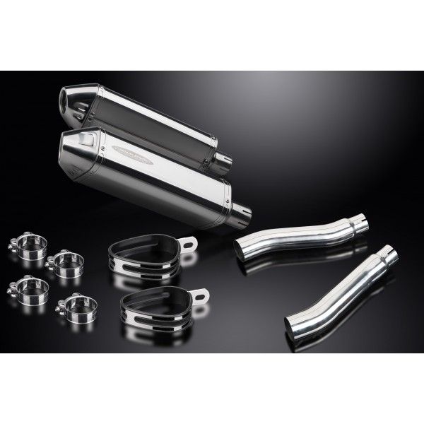 Delkevic slip-on kit Tri-Oval RVS 320mm - TRX850 (1995-1999)