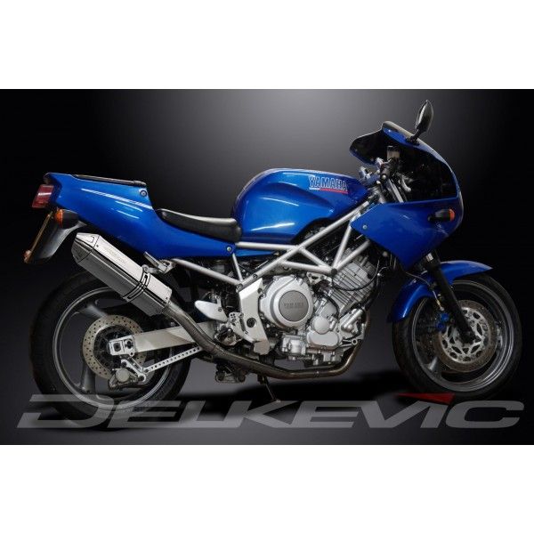 Delkevic slip-on kit Tri-Oval RVS 320mm - TRX850 (1995-1999)