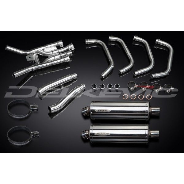 Delkevic volledig systeem Oval RVS 350mm - XJ900S DIVERSION (1994-2003)