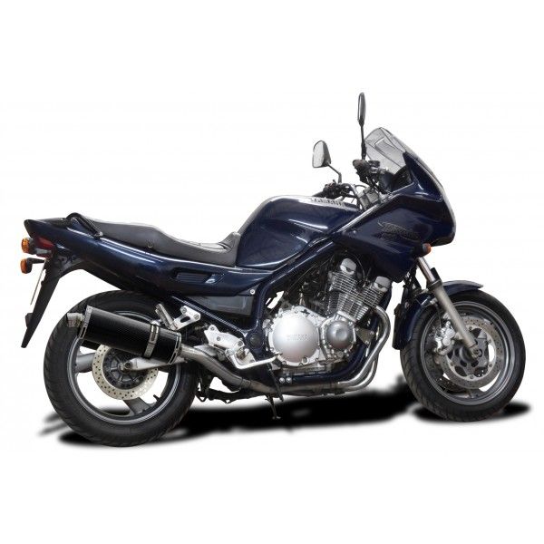 Delkevic volledig systeem Oval Carbon 350mm - XJ900S DIVERSION (1994-2003)