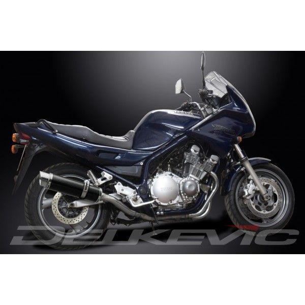 Delkevic volledig systeem Round Carbon 350mm - XJ900S DIVERSION (1994-2003)