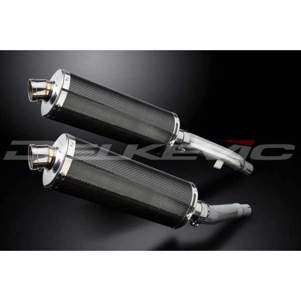 Delkevic slip-on kit Oval Carbon 350mm - XJ900S DIVERSION (1994-2003)