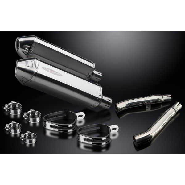 Delkevic slip-on kit Tri-Oval RVS 320mm - XJ900S DIVERSION (1994-2003)