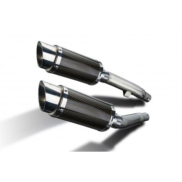 Delkevic slip-on kit Round Carbon 200mm - XJ900S DIVERSION (1994-2003)