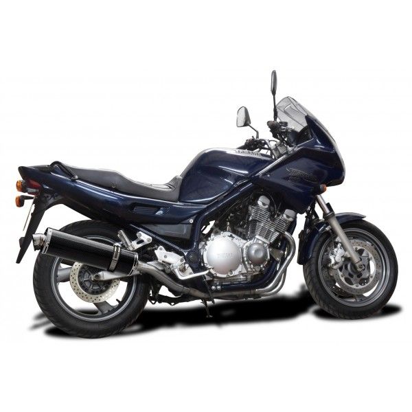 Delkevic slip-on kit Oval Carbon 450mm - XJ900S DIVERSION (1994-2003)