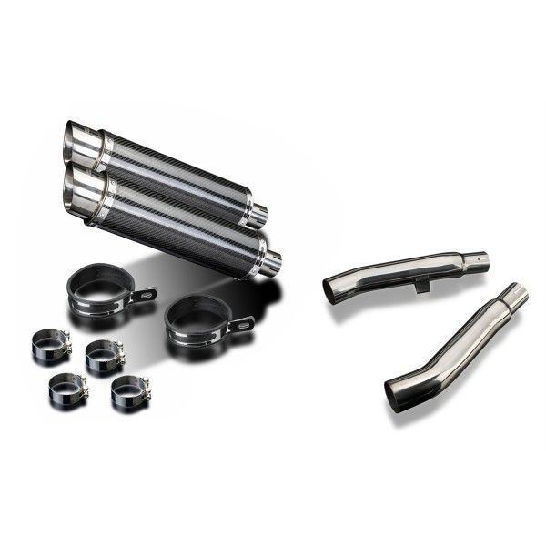 Delkevic slip-on kit Round Carbon 350mm - XJ900S DIVERSION (1994-2003)