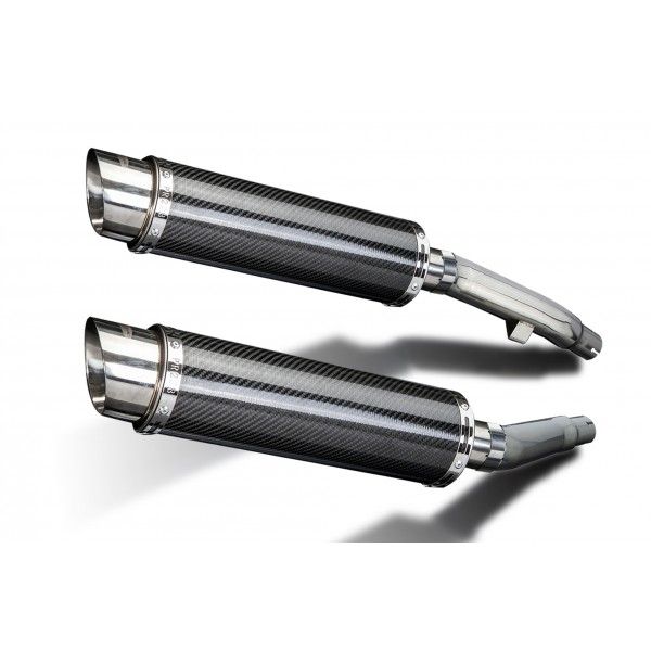 Delkevic slip-on kit Round Carbon 350mm - XJ900S DIVERSION (1994-2003)