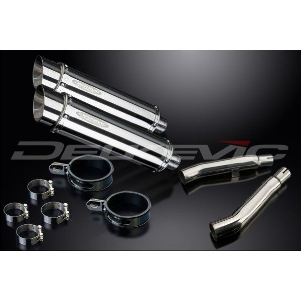 Delkevic slip-on kit Round RVS 350mm - XJ900S DIVERSION (1994-2003)