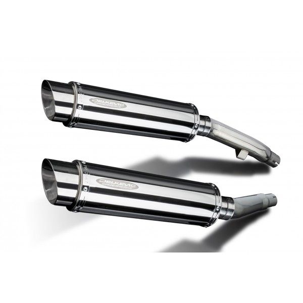 Delkevic slip-on kit Round RVS 350mm - XJ900S DIVERSION (1994-2003)