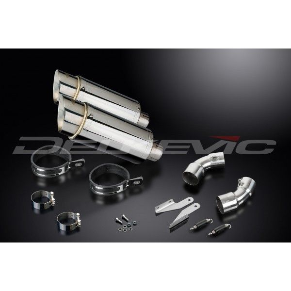 Delkevic slip-on kit Round RVS 200mm - Monster 796 (2011-2014)