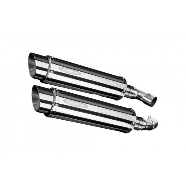 Delkevic slip-on kit Round RVS 350mm - Monster 796 (2011-2014)