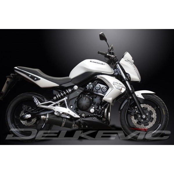 Delkevic volledig systeem Oval Carbon 350mm - ER6N/F (2006-2011)