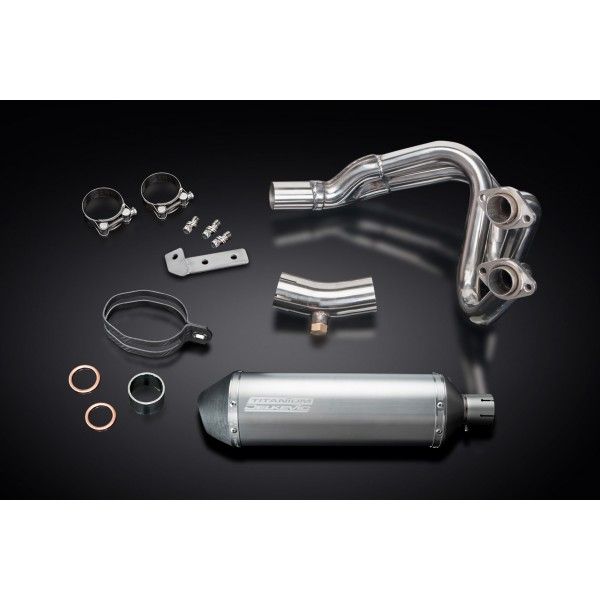 Delkevic volledig systeem X-Oval Titanium 343mm - ER6N/F (2006-2011)