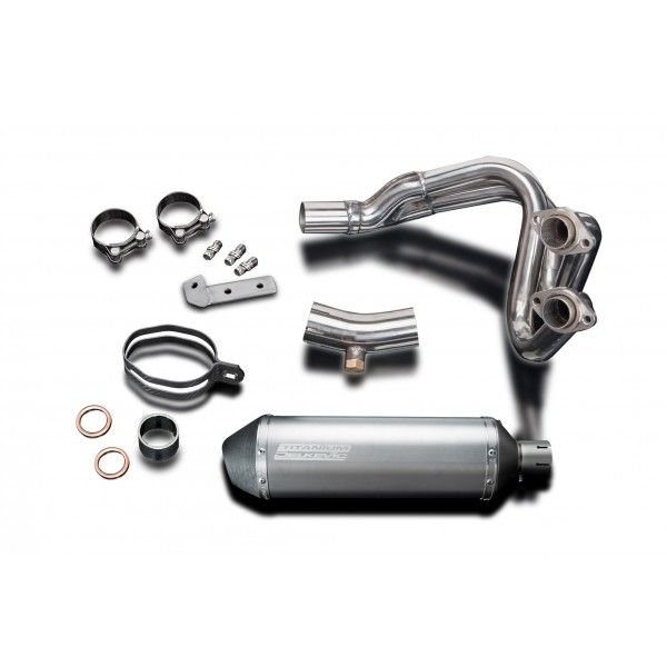 Delkevic volledig systeem X-Oval Titanium 343mm - ER6N/F (2006-2011)